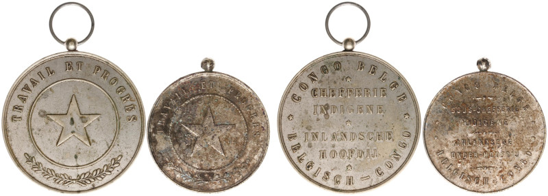 Belgian Congo - Medals & Tokens - N.D. Medal 'Congo Belge - Travail et Progrès -...