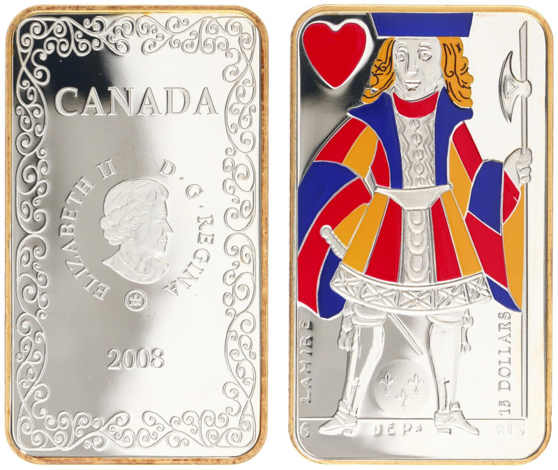 Canada - Elizabeth II (1952-2022) - 15 Dollar 2008 - Playing Card Money Series: ...