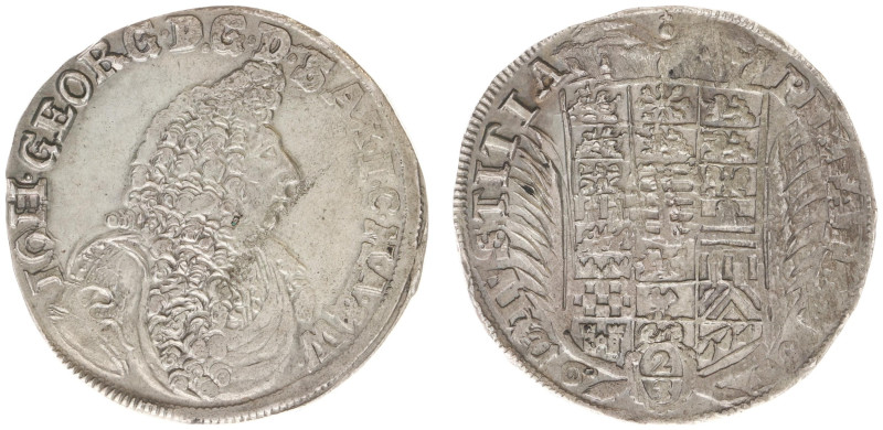 Deutschland - Staaten - Sachsen - Eisenach - Johann Georg II (1686-1698) - ⅔ Tal...