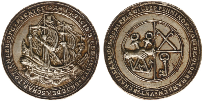 Deutschland - Medals & Tokens - N.D. (17th C., 1630 ?) Medal 'Oldermannen Abzeic...