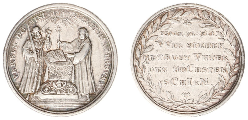 Deutschland - Medals & Tokens - 1717 - Medal '200-Jahre-Jubiläum von Luthers The...