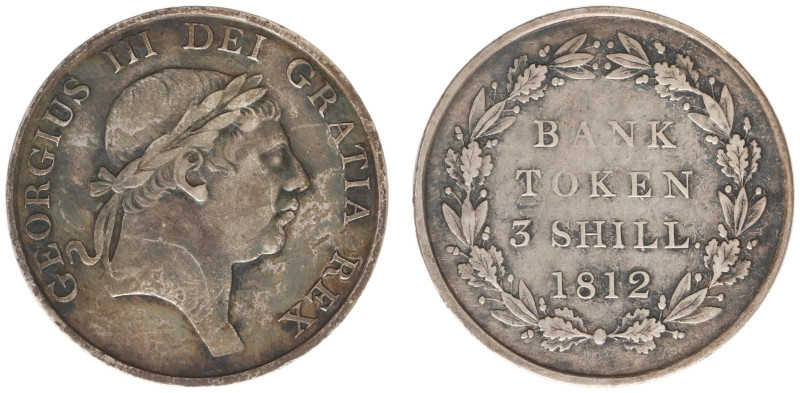 England - House of Hanover (1714-1901) - George III (1760-1820) - 3 Shillings 18...