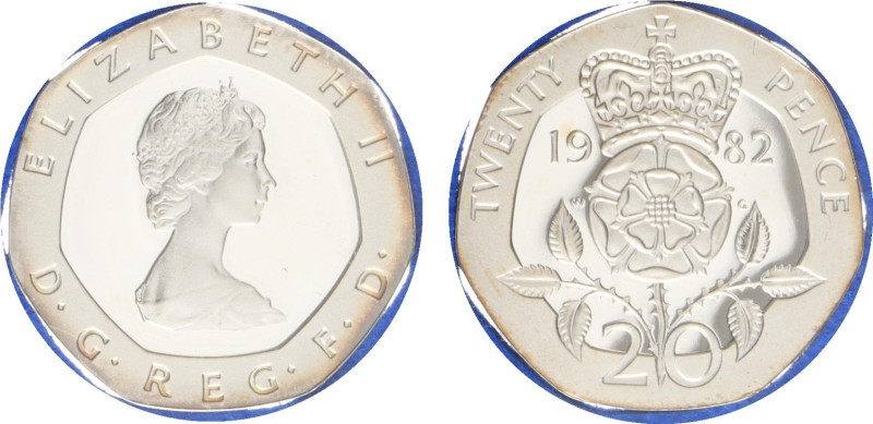 England - House of Windsor (1910- ) - Elizabeth II (1952-2022) - 20 Pence 1982 -...