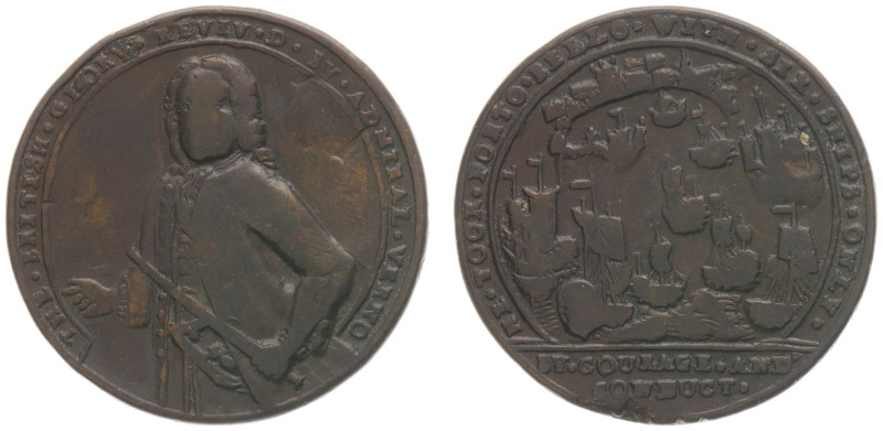 England - Medals & Tokens - Vernon - N.D. (1739) - Medal 'Raid on Porto Bello by...