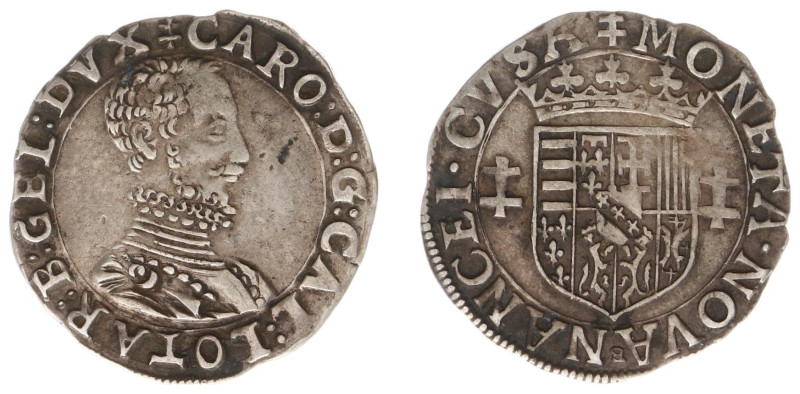 France - Lorraine - Charles III (1545-1608) - Quart de Teston nd. (Boud.1530) - ...