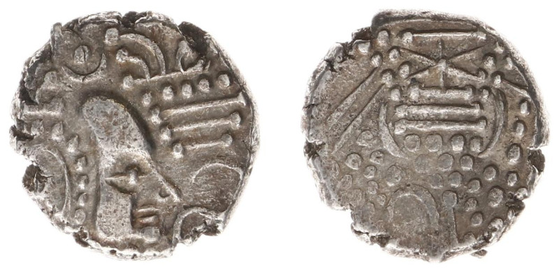 India - Later Indo-Sasanian - Chalukyas of Gujarat - Gadhaiya Paisa coinage (AD8...