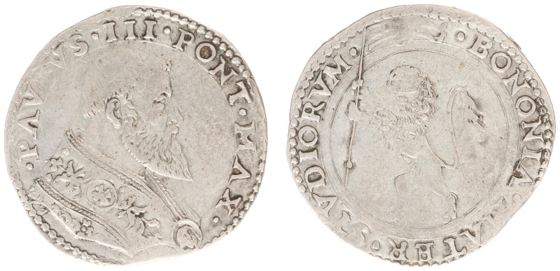 Italy - Papal States - Paul III (1534-1549) - Bianco nd., Bologna (Berm.927, MIR...