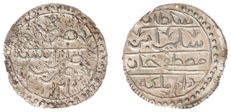 Libya - Selim III (1789-1807) - 10 Para AH1210 (KM61) with 3-petal flower instea...