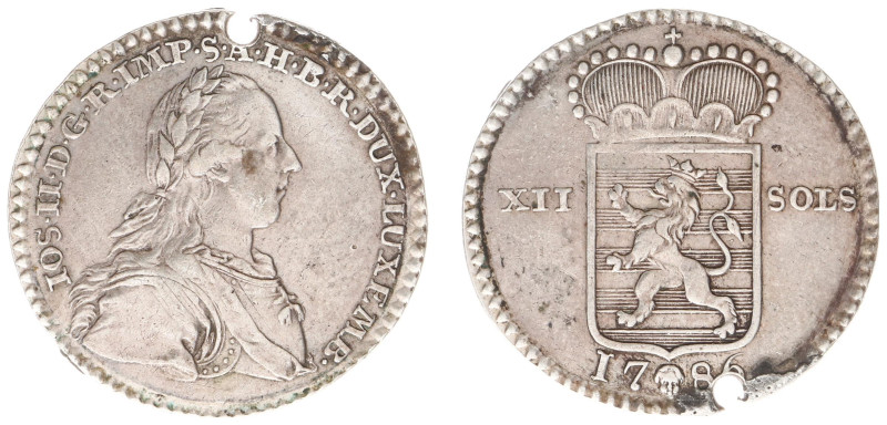 Luxembourg - Joseph II (1780-1794) - XII sols 1786 (Weiler 244 / Vanhoudt 858 R2...