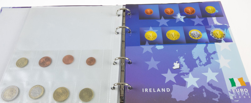 Coins world in albums - Euro's - Collection Euro coins