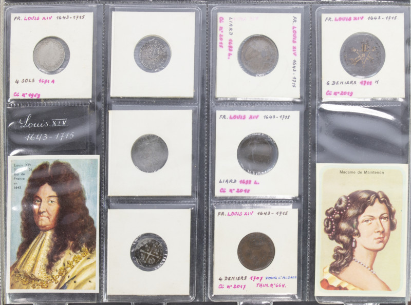 Coins world in albums - France - Album with older collection French and Italian ...