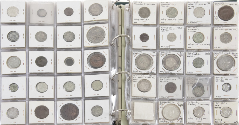 Coins world in albums - Russia - Very impressive collection mainly silver world ...