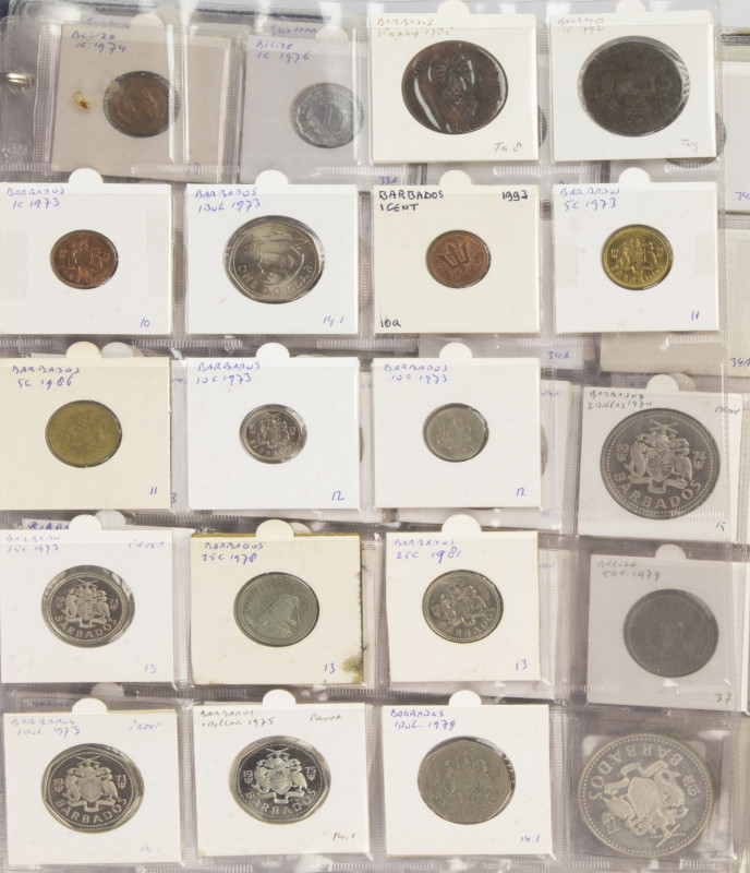 Coins world in albums - South America - Collection in album South American coins...