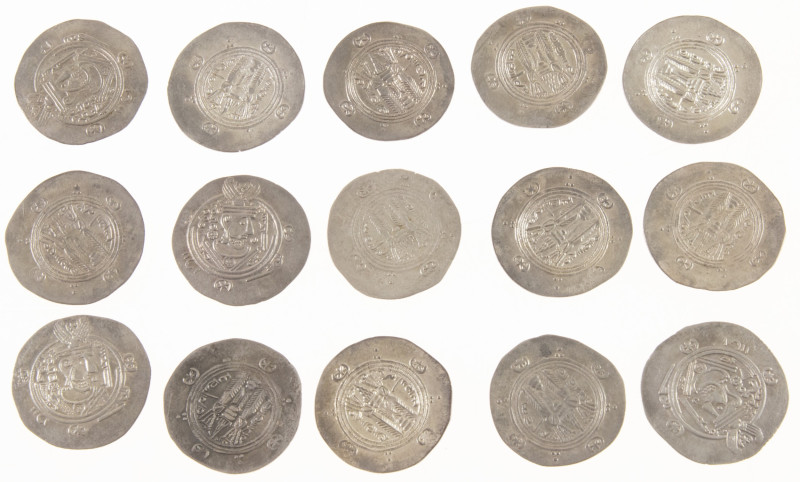 Coins world in boxes - Arabian Empires - Arab-Sasanian, Tabaristan - Abbasid gov...