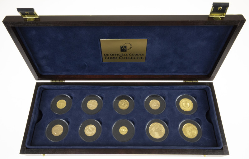 Coins world in boxes - Euro's - Collection 'De Officiële Gouden Euro Collectie' ...