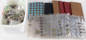 Coins world in big boxes - cannot be shipped - Kilos - Box with World coins, many redeemable a.w. Canada, USA, Mexico, Great Britain, France, Poland, ...