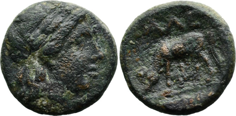 Greek
TROAS. Alexandria. (3rd-2nd century BC)
AE Bronze (10.3mm 1.18g)