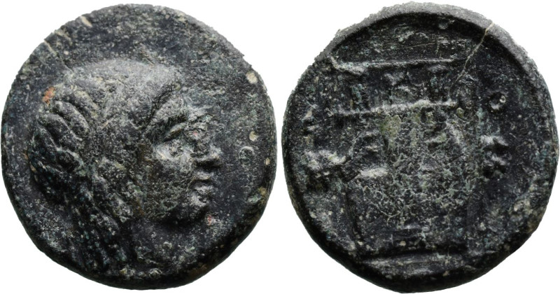 Greek
TROAS. Hamaxitos (Circa 400-310 BC)
AE Bronze (13.5mm 2.24g)