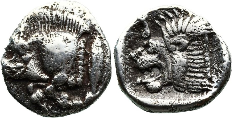 Greek
MYSIA. Kyzikos. (Circa 450-400 BC)
AR Obol (9mm 0.84g)