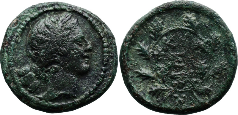 Greek
MYSIA. Kyzikos (Circa 2nd-1st centuries BC)
AE Bronze (19.2mm 4.52g)