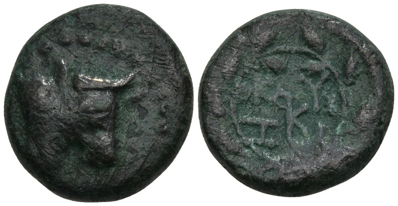 Greek
MYSIA. Kyzikos. (2nd-1st centuries BC)
AE Bronze (14mm 3.74g)