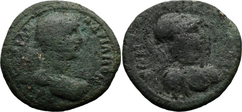 Roman Provincial
MYSIA. Miletopolis. Hadrian (117-138 AD)
AE Bronze (22mm 5.24...