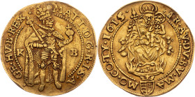 Matthias II., 1 Dukat 1615, KB, Kremnitz