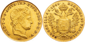 Ferdinand V., 1 Dukat 1848, B, Kremnitz