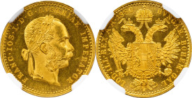 Franz Joseph I., 1 Dukat 1880, Vienna