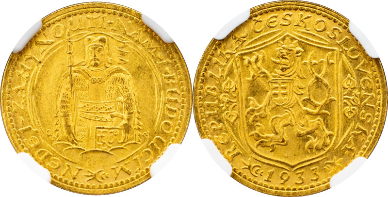First Republic, 1 Dukat 1933, Kremnitz Czechoslovakia, First Republic, 1 Dukat 1...