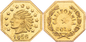 California, Gold Token 1856