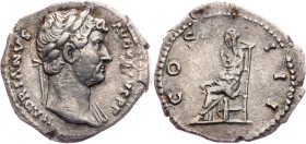 Hadrianus, Denar 117-138, COS III