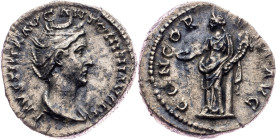 Faustina senior, Denar 138-140, CONCORDIA AVG