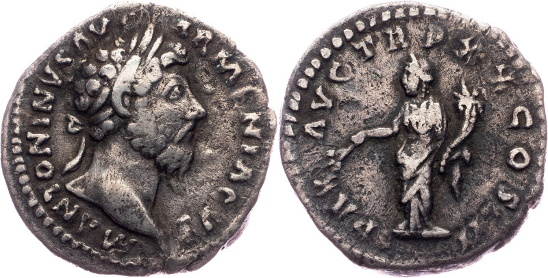 Marcus Aurelius, Denar 161-180, PAX AVG TR P XX COS III Ancient, Marcus Aurelius...