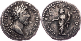 Marcus Aurelius, Denar 161-180, PAX AVG TR P XX COS III
