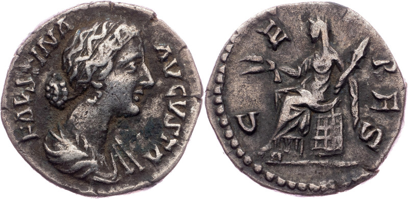 Faustina junior, Denar 161-175, CERES Ancient, Faustina junior, Denar 161-175, C...