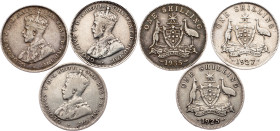 George V, 1 Shilling 1925, 1927, 1935