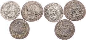 Leopold I., 3 Kreuzer 1665?, 1670, 1693