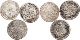 Leopold I., 3 Kreuzer 1702, 1702, 1704, Graz
