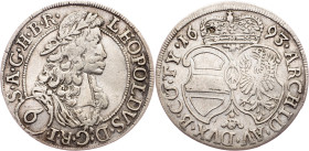 Leopold I., 6 Kreuzer 1693, Hall