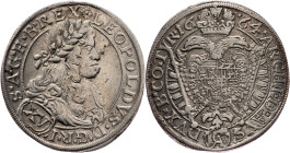 Leopold I., 15 Kreuzer 1664, Vienna