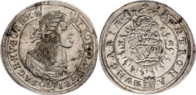 Leopold I., 15 Kreuzer 1665, KB, Kremnitz