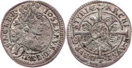 Joseph I., 1 Kreuzer 1708, Graz