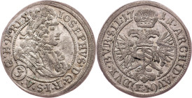 Joseph I., 3 Kreuzer 1711, FN, Oppeln