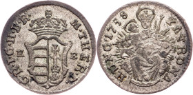 Maria Theresia, Denar 1758, Kremnitz