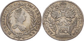 Maria Theresia, 20 Kreuzer 1765, Vienna
