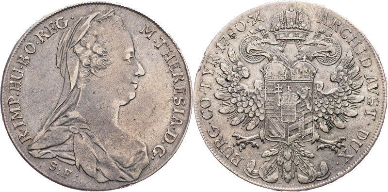 Maria Theresia, 1 Thaler 1780, S:F: Austria-Hungary, Maria Theresia, 1 Thaler 17...