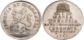 Maria Theresia, Jeton 1741
