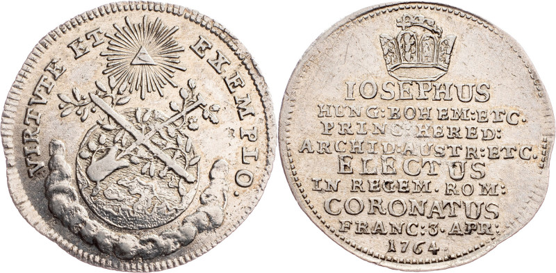 Maria Theresia, Jeton 1764 Austria-Hungary, Maria Theresia, Jeton 1764, 1,718 g,...