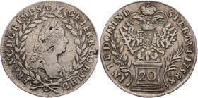 Franz I. Stephan, 20 Kreuzer 1758, PR, Prague